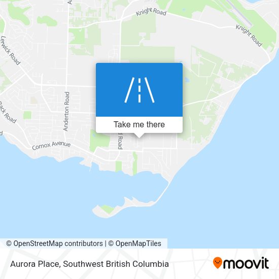 Aurora Place map