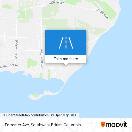 Forrester Ave map