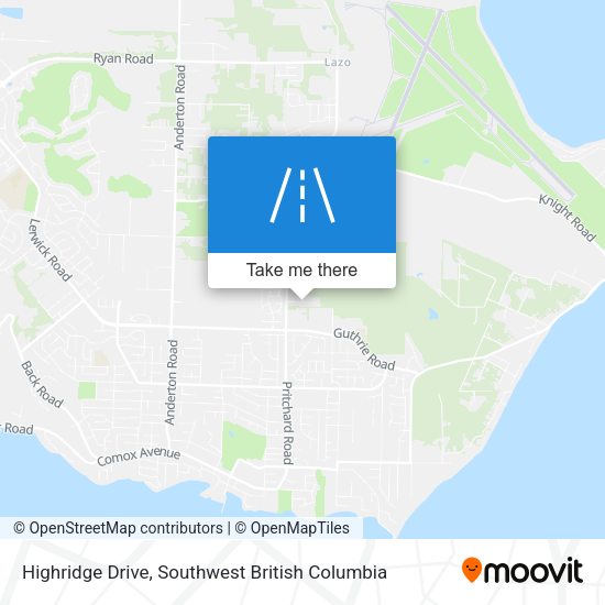 Highridge Drive map
