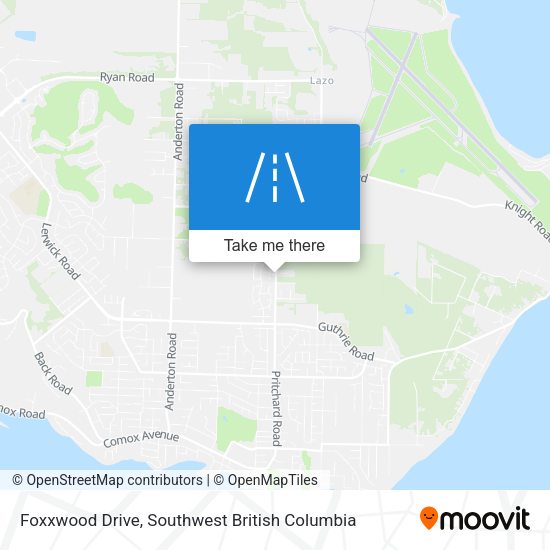 Foxxwood Drive map