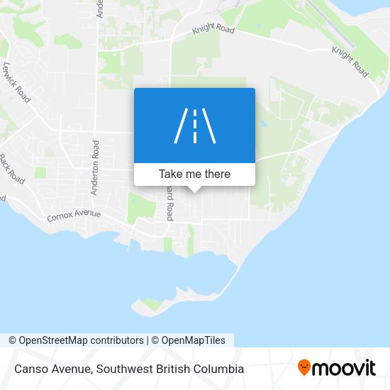 Canso Avenue map
