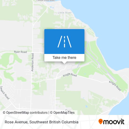 Rose Avenue map