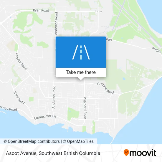 Ascot Avenue map
