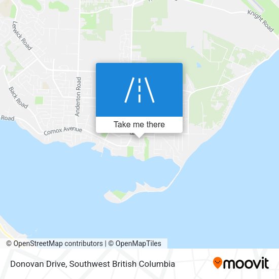 Donovan Drive map