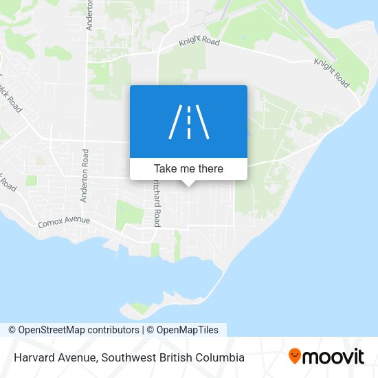 Harvard Avenue map