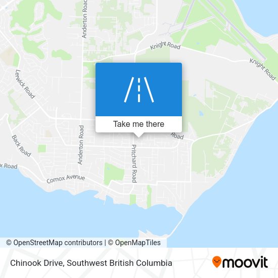Chinook Drive map