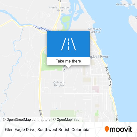 Glen Eagle Drive map