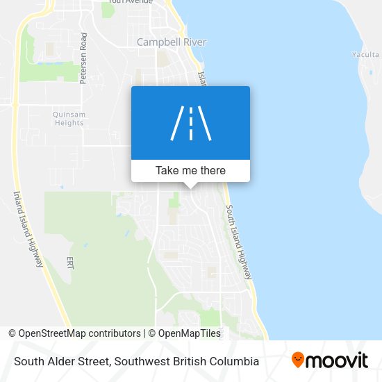 South Alder Street map