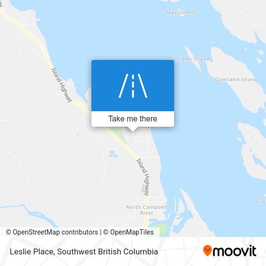 Leslie Place map