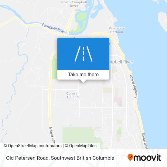 Old Petersen Road map