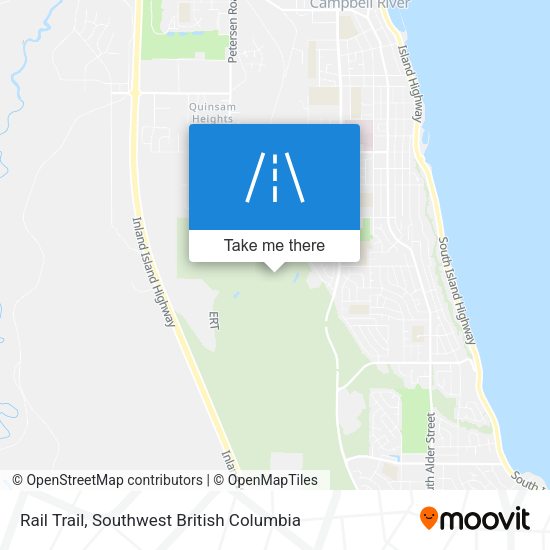 Rail Trail map