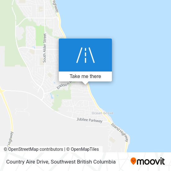 Country Aire Drive map