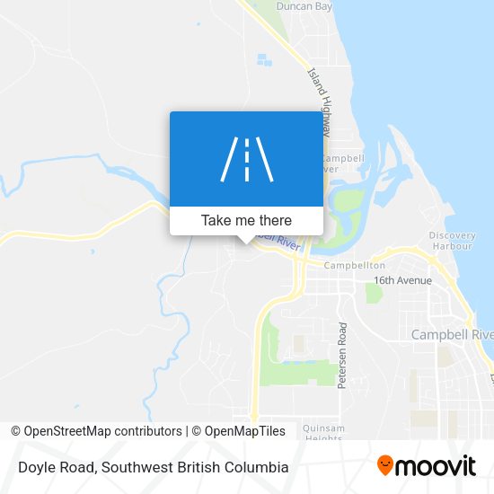 Doyle Road map