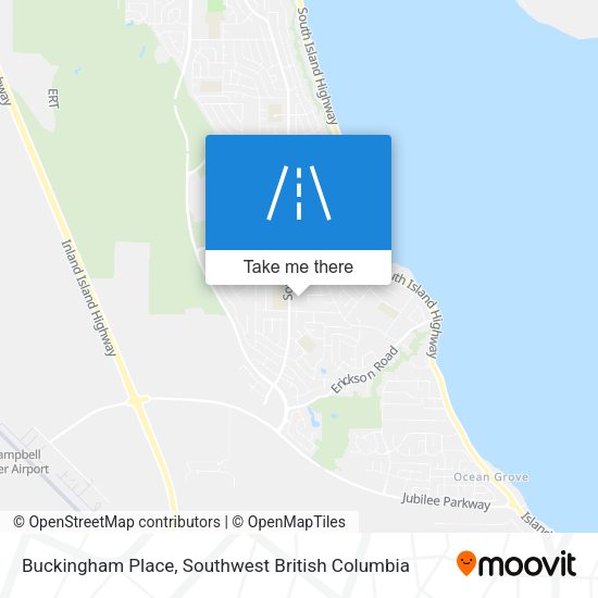 Buckingham Place map