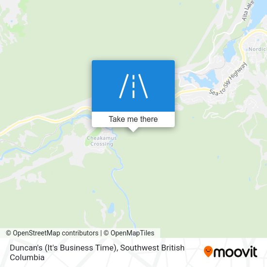 Duncan's (It's Business Time) map