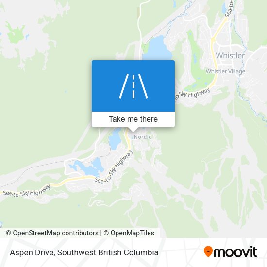 Aspen Drive map