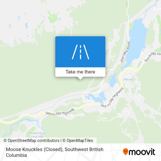 Moose Knuckles (Closed) map