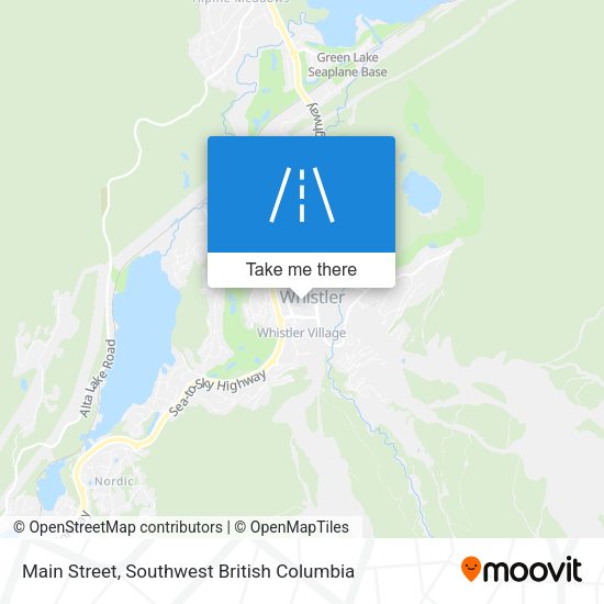 Main Street map