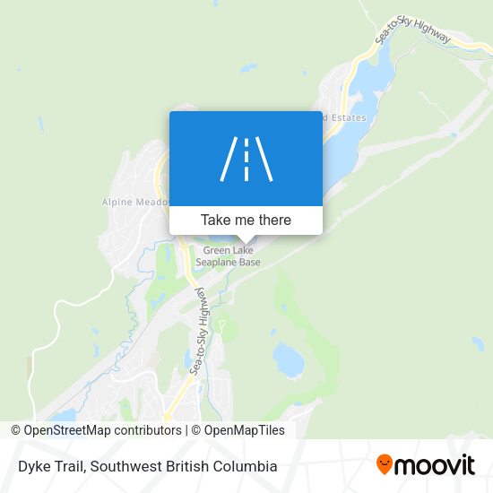 Dyke Trail map