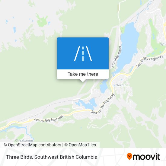 Three Birds map