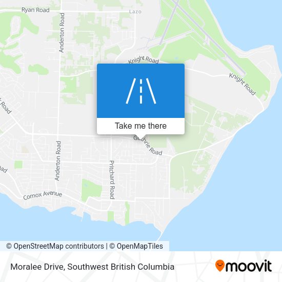 Moralee Drive map