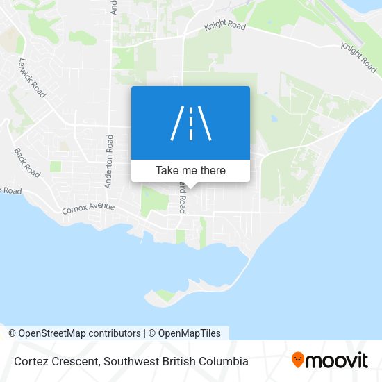 Cortez Crescent map