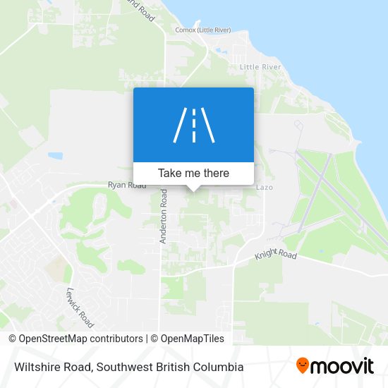 Wiltshire Road map
