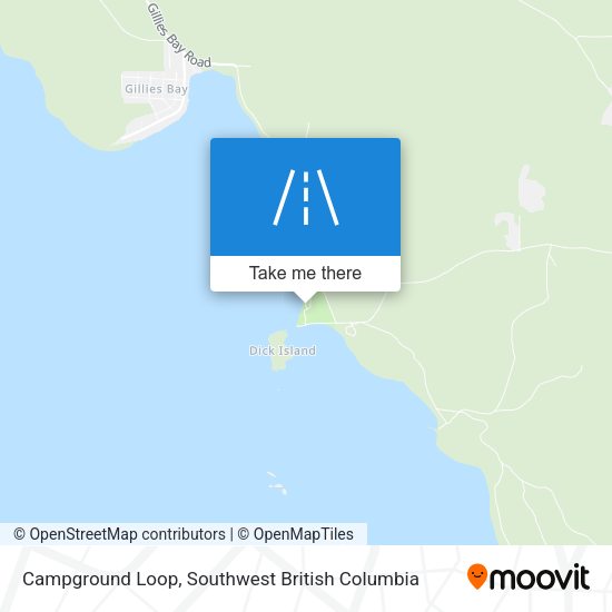 Campground Loop map