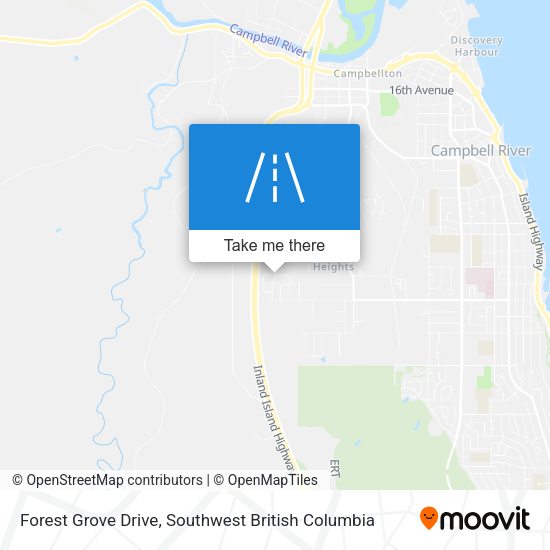 Forest Grove Drive map