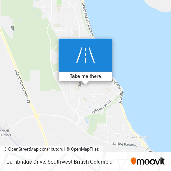 Cambridge Drive map
