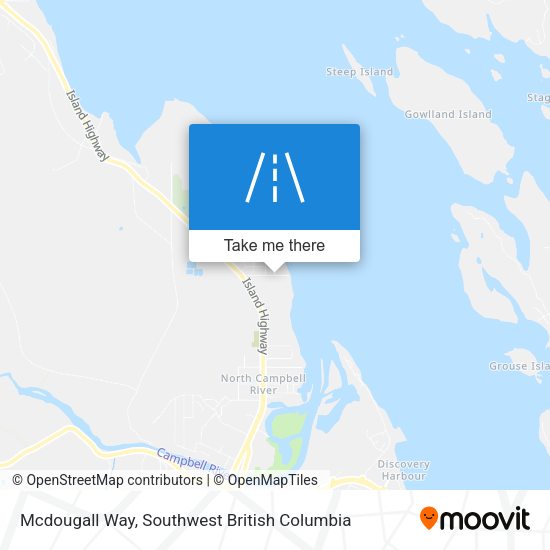 Mcdougall Way map