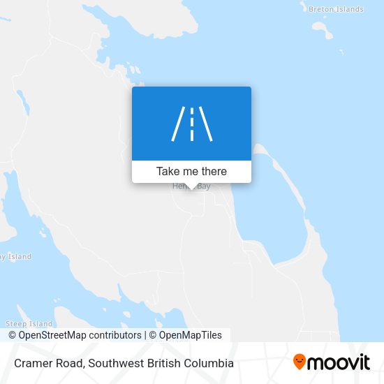 Cramer Road map