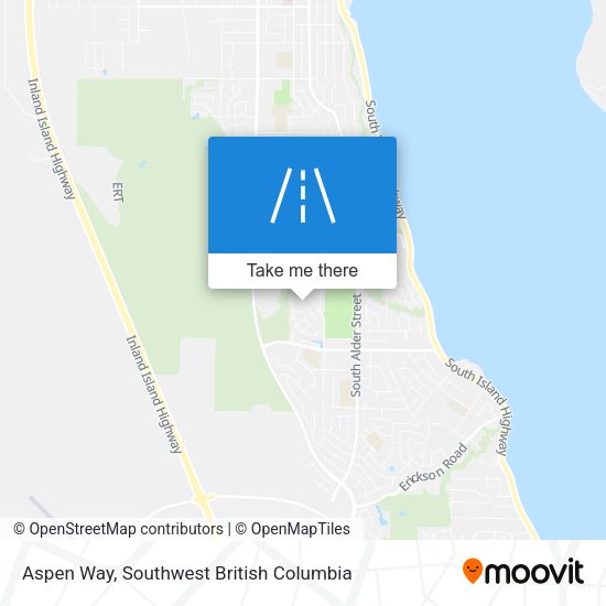 Aspen Way map