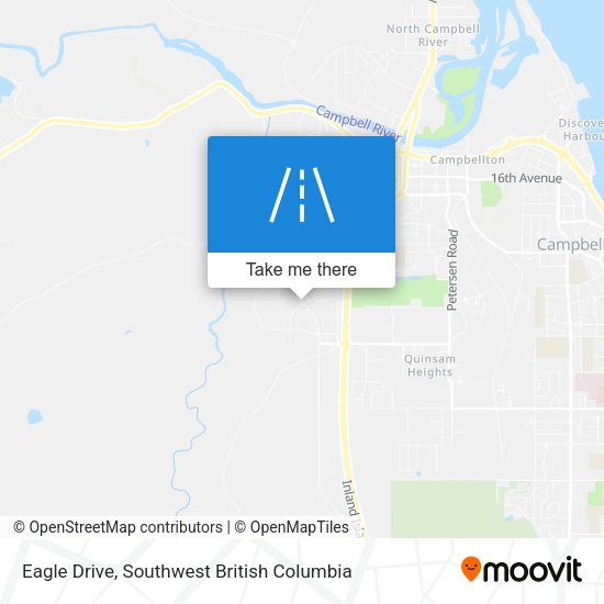 Eagle Drive map
