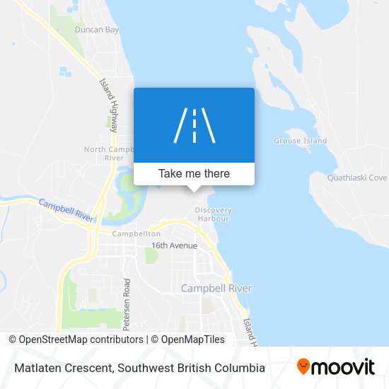 Matlaten Crescent map