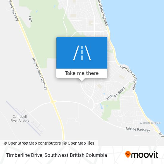 Timberline Drive map