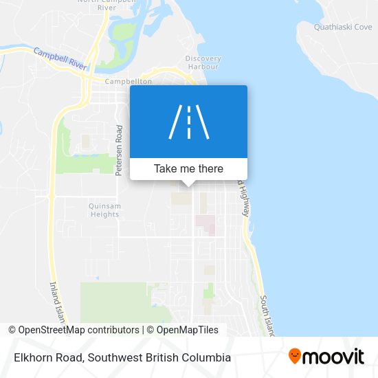 Elkhorn Road map