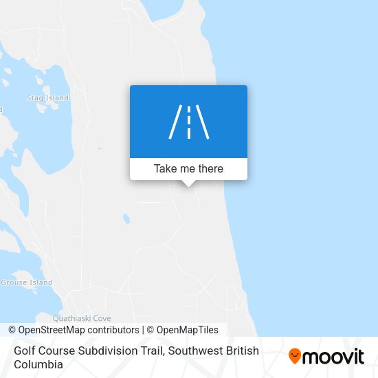 Golf Course Subdivision Trail plan