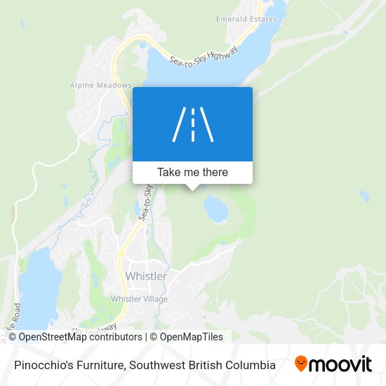 Pinocchio's Furniture map