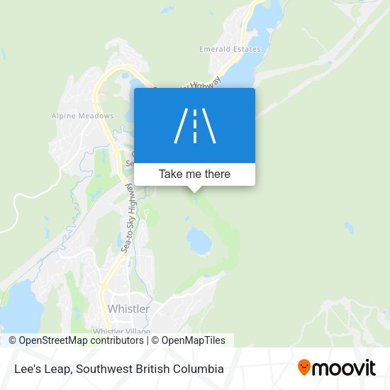 Lee's Leap map