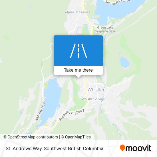 St. Andrews Way map