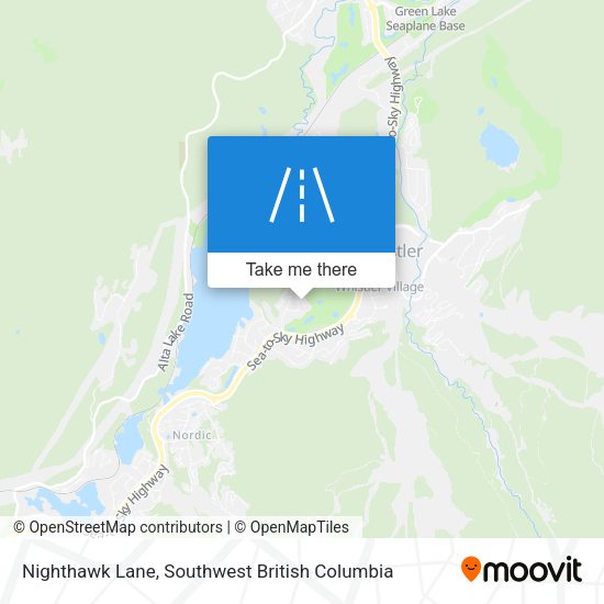 Nighthawk Lane map