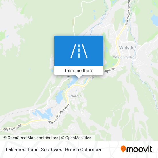 Lakecrest Lane map