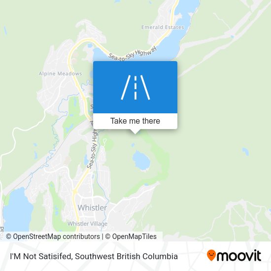 I'M Not Satisifed map