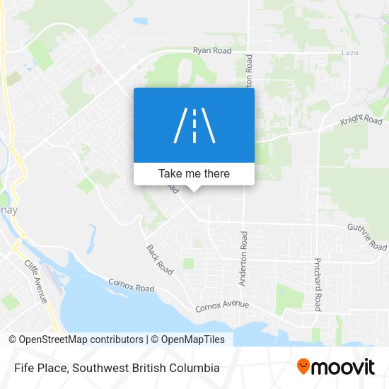 Fife Place map