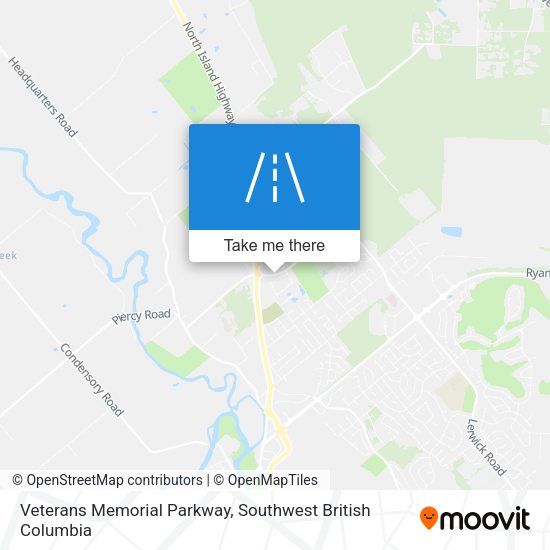 Veterans Memorial Parkway map