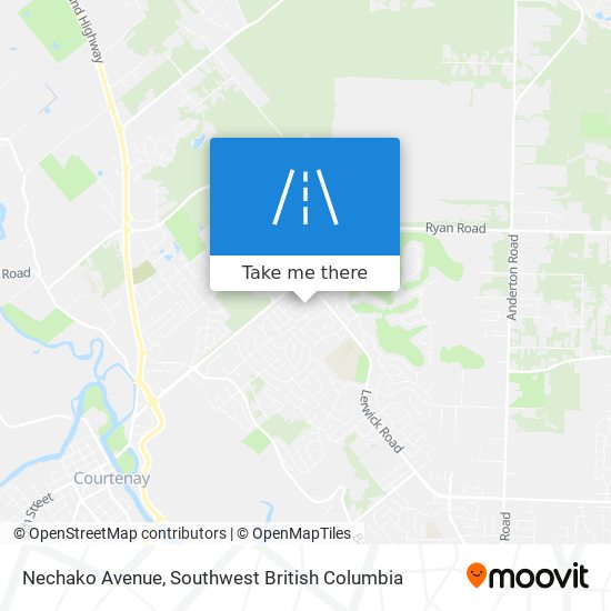 Nechako Avenue map