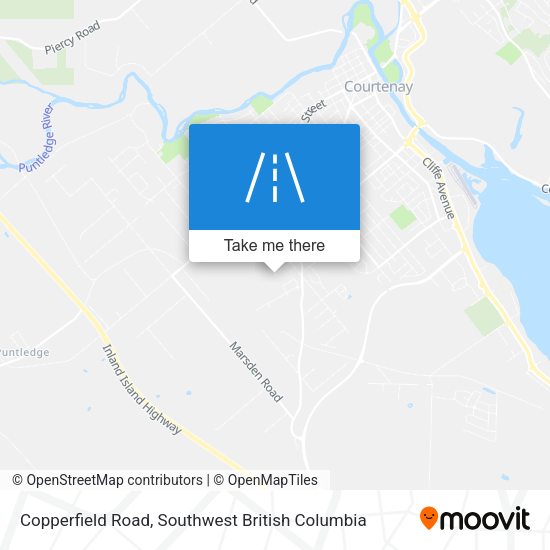 Copperfield Road map
