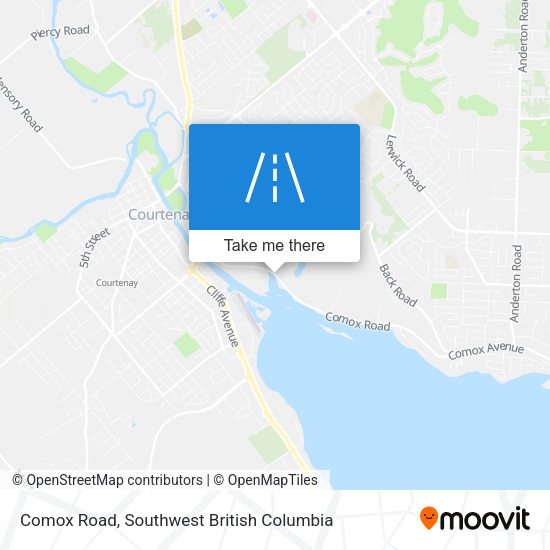 Comox Road map