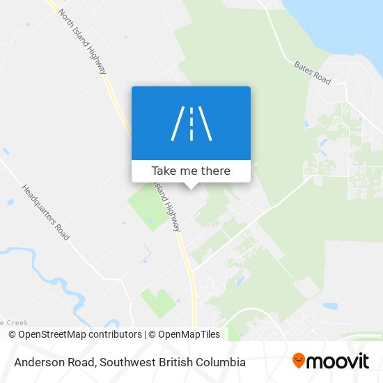 Anderson Road map